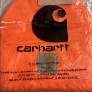 Carhartt Vibrant Orange Knit Hat